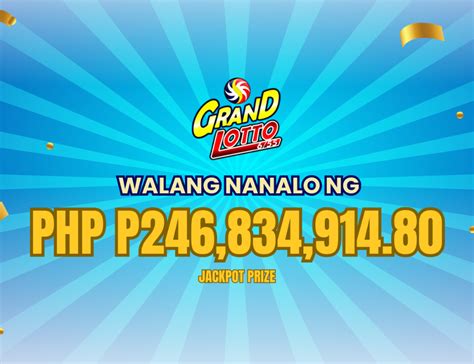 WALANG NANALO! Jackpot prize ng Grand Lotto 6/55, papalo .
